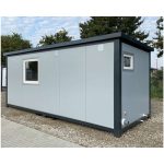 Oficina Contenedor Modular 6,00 x 2,40 m | Completamente Equipada con Baño, Ducha y Cocina - Imagen 8